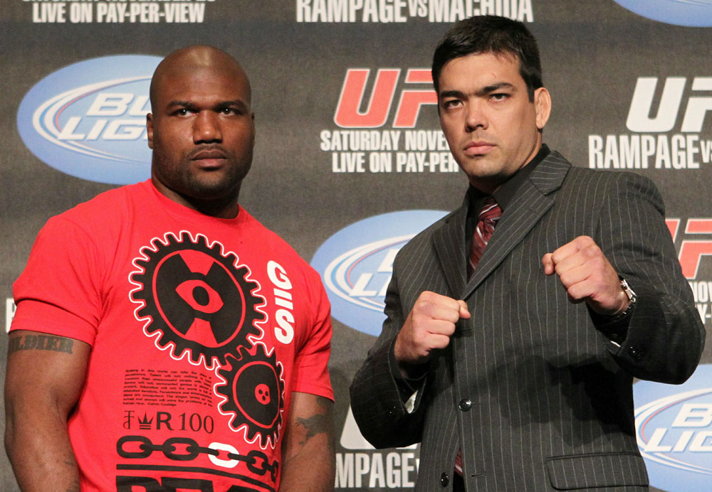 Rampage vs. Lyoto, Press Conference